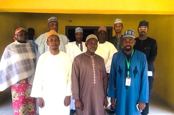 Some Kano State NIMC Management with Kano State Representatives at the handing over ceremony at the NIMC Kano State Office, Kano.